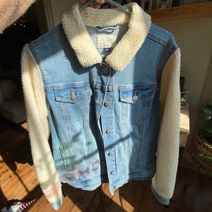 Denim/Sherpa jacket